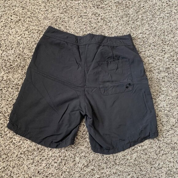 Our Castle Mens Black Quick-Dry Nylon Outdoor Shorts With Drawstring & Pockets - Picture 2 of 6
